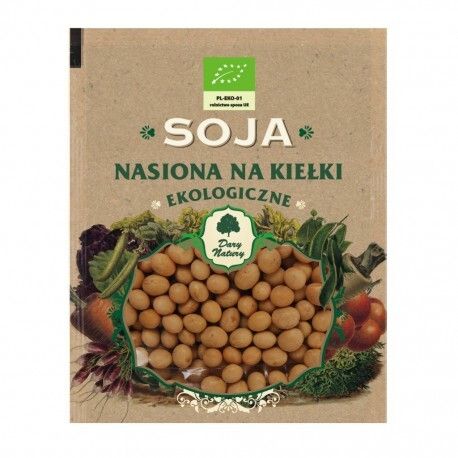 Nasiona na kiełki Soja 50g Dary Natury